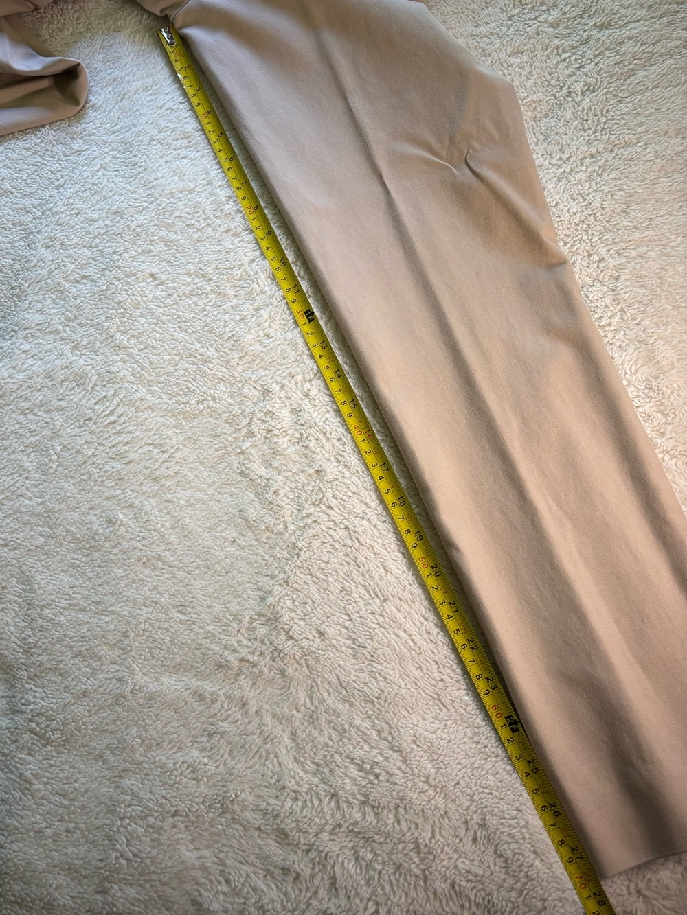Calvin Klein Tan Pants with Gold Pocket Zipper Accents - Picture 7 of 8